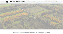 Desktop Screenshot of krausnurseries.com